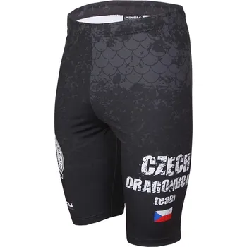 Pánské legíny Elastické kalhoty krátké PINGU EKR Basic Print CZECH DRAGONBOAT TEAM XS Polyester