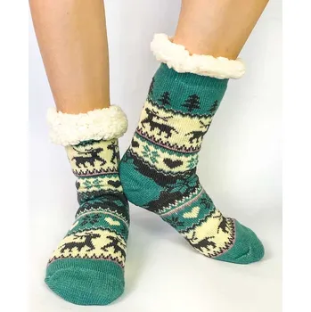 Dámské ponožky Dámské ponožky sobík+srdíčko EJ-268 mentolové, VELIKOST 35 - 38