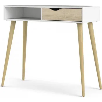 Obývací pokoj Falco Odkládací stolek Retro 388, se zásuvkou, bílá/dub