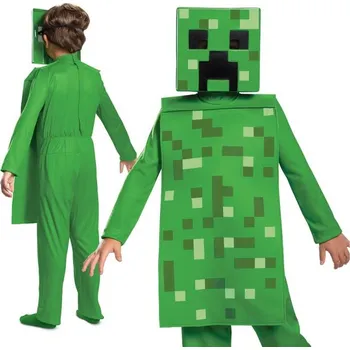 Karnevalový kostým Disguise Kostým Minecraft Disguise, velikost 110-122 zelená
