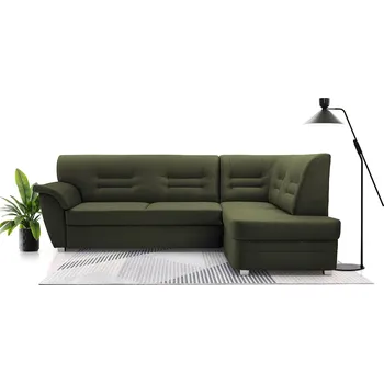 Sedací souprava Falco Rohová sedací souprava DORNIA rozkládací s úložným prostorem, pravá, Khaki/Solar 37