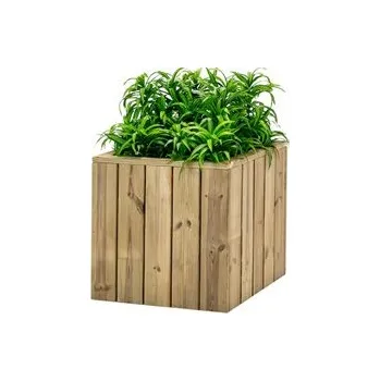 Květináč ZOWN Atrium dřevěný květináč, 50 x 50 x 50 cm, 67 l A555