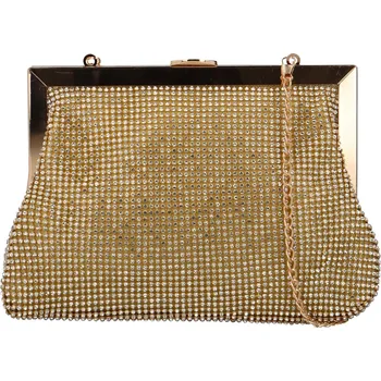 Kabelka Třpytivá dámská plesová kabelka Amitai, zlatá