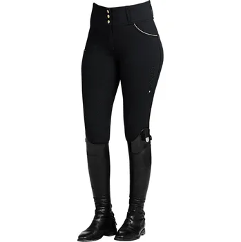 Jezdecké kalhoty Dámské rajtky Spooks s vysokým pasem - Annber, XS - Béžová