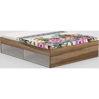 Postel Postel REA LAMIA 160x200 s úložným prostorem, ORECH ROCKPILE