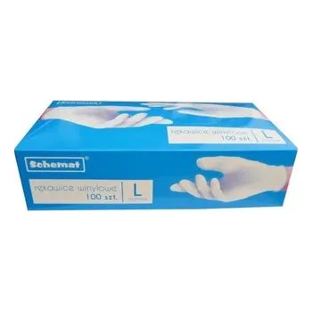 Set školních potřeb Rękawice jednorazowe gospodarcze winylowe L 100szt