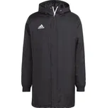 Pánská fotbalová bunda adidas ENTRADA 22 STADIUM JACKET M Černá, Bílá