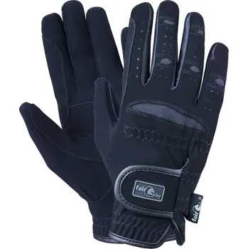 Jezdecké rukavice Action Fair Play, S - Černá