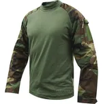 TRU-SPEC Košile taktická COMBAT Cordura rip-stop WOODLAND US WOODLAND XL-R