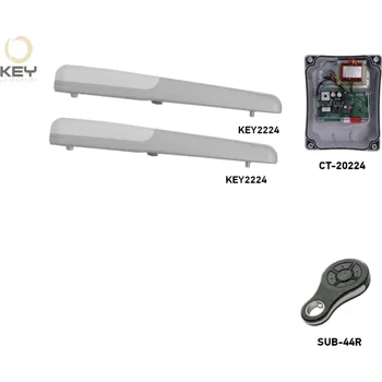 Pohon brány Sada pohonu KEY RAYKIT RAY2224 pro dvoukřídlou bránu - jedno křídlo 3m/250kg