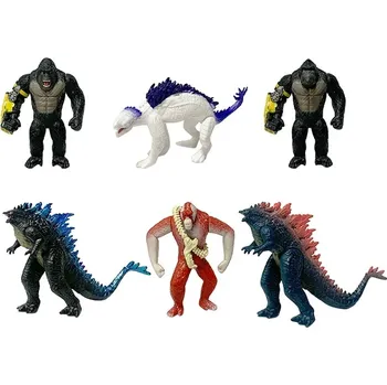 Figurka Godzilla a Kong akční figurky pro děti 6 ks