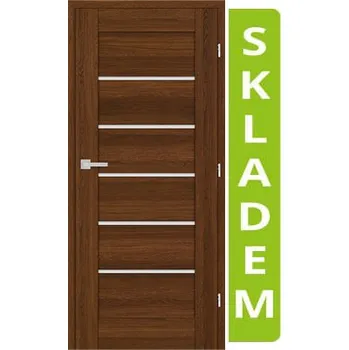 Interiérové dveře VILEN DOOR Anita 5/5 60/197 cm P Ořech