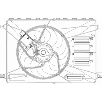 Motor automobilu Větrák, chlazení motoru, , 1377554, 1380881, 1386381, 1421961, 1460969, 1472815, 1474057, 1477218, 1477454, 1565834, 1593900, 6G918C607PA, 6G918C607PE, VEMO, V25-01-1563