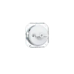 VINTAGE vypínač 7 křížový bílá bez rámečku otočný keramický K1-R140A1