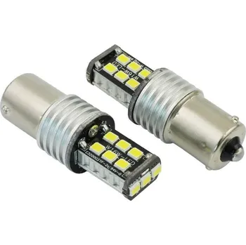Autožárovka Interlook Auto LED žárovka BA15S 15 SMD 2835 PY21W oranžová