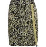 Dámská sukně ALPINE PRO NOREA M Černá, Žlutá