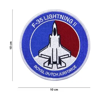 Nášivka Nášivka textilní 101 Inc F-35 Lightning II Royale Dutch Airforce - barevná