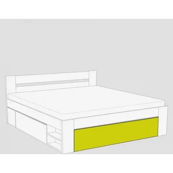 Postel Čelo k posteli REA KIRA 180x200, čílko 2, ZELENÁ