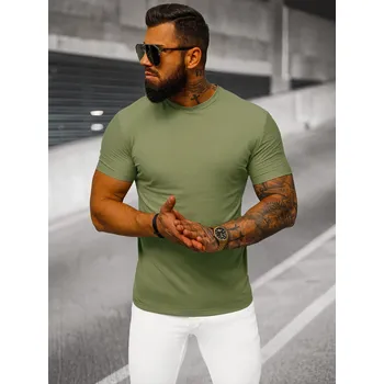 Pánské tričko Ozonee Pánské tričko s krátkým rukávem Osali khaki XXL