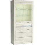 Vitrína INDIANAPOLIS I-3, jasan bílý