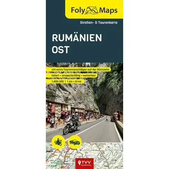 FolyMap Rumänien Ost - Bikerbetten - TVV Touristik Verlag GmbH