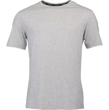 Pánské tričko Pánské tričko Calvin Klein ESSENTIALS PW S/S S Šedá