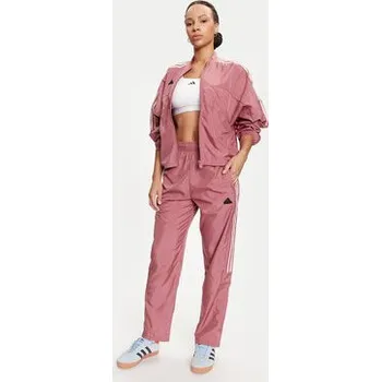 Dámská mikina adidas Mikina Tiro Cut 3-Stripes Summer JJ4663 Růžová Loose Fit XS