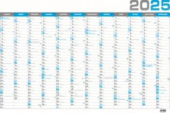 Kalendář Baloušek Tisk Nástěnný roční kalendář B1 modrý 2025