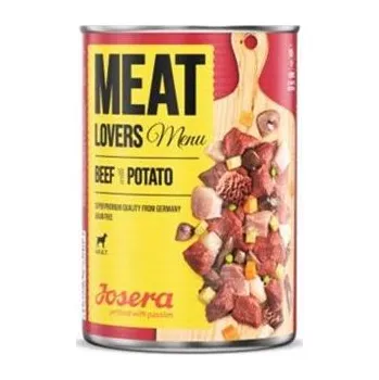 Krmivo pro psa Josera Dog konz.Meat Lovers Menu Beef with Potato 400g