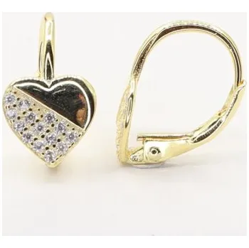 Náušnice Stříbrné náušnice s klasickým zapínáním