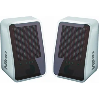 Pohon brány NICE PHW - bezdrátové fotobuňky, solární, (1 pár)