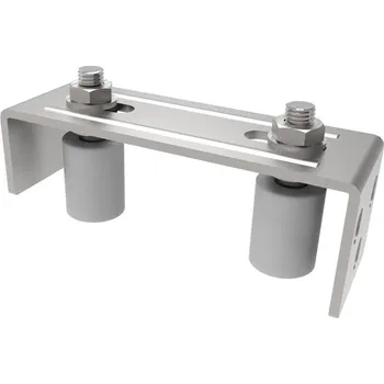 Pohon brány Vrchní šňůra se dvěma nastavitelnými nylonovými válci - inox