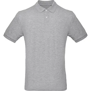 Pánská košile B&C Pánská polokošile PM430 Heather Grey M