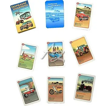 Pexeso karty KVARTETO DOPRAVNÍ