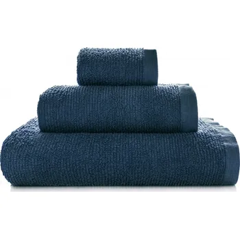 Utěrka Sada Froté ručníků Sorema Ribbon 550 gsm Modrá Dark Denim