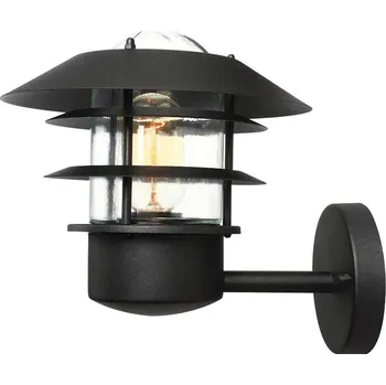 Nástěnné svítidlo Nástěnná venkovní lampa na zahradu Elstead HELSINGOR/černá
