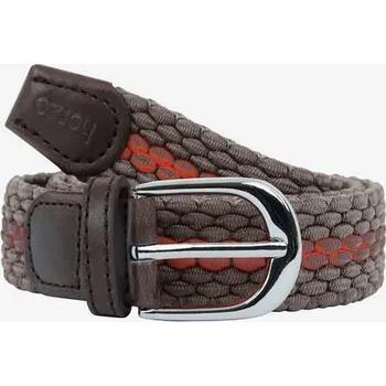 Jezdecké kalhoty Dětský pružný opasek Horze, 60 cm - Světle hnědá - Oranžová