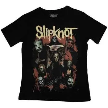 Merch Slipknot: Slipknot Ladies T-shirt: Come Play Dying Back Print (back Print) (x-large) XL
