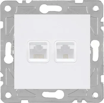 Elektrická zásuvka QAD1018W DATOVÁ zásuvka bílá QUAD
