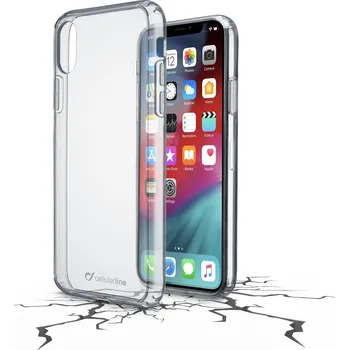 Zadní čirý kryt s ochranným rámečkem Cellularline CLEAR DUO pro Apple iPhone XS Max CLEARDUOIPHX65T