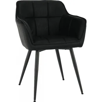 Křeslo Designové jídelní křeslo TOPAZ, černá