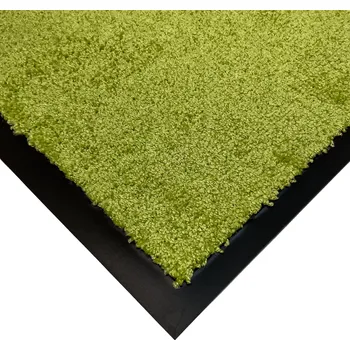 Rohožka Světle zelená vnitřní čistící vstupní rohož FLOMA Future - 90 x 150 x 0,5 cm