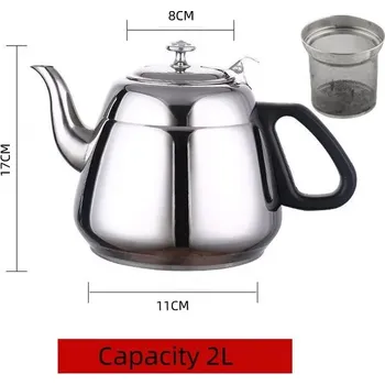 Konvice na čaj Nerezová konvice na čaj pro indukční vařič, 2l - Net-2L