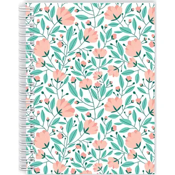 Blok Twin wire blok A5 Soft Spring Flowers