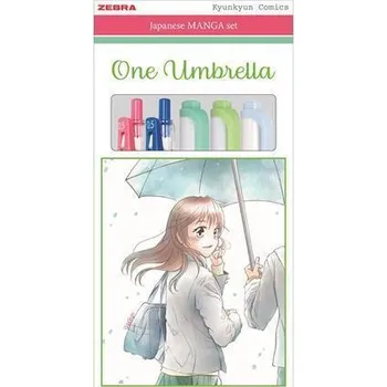 Sada psacích potřeb "Manga Set, One Umbrella", 5 ks, ZEBRA 56531