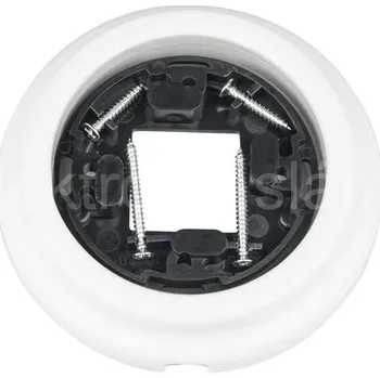 vypínač VINTAGE rámeček bílá nástěnný keramika CD0101