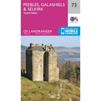 Encyklopedie Peebles, Galashiels & Selkirk, Tweed Valley - Ordnance Survey [EN] (2016, Skládaná mapa, Ordnance Survey)
