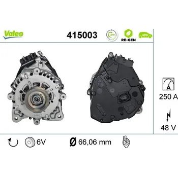 Generátor startéru, , 05E903018F, 5E903018F, VALEO, 415003
