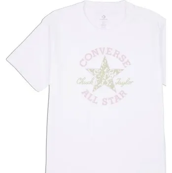 Dámské tričko Dámské tričko Converse CHUCK PATCH INFILL XS Bílá