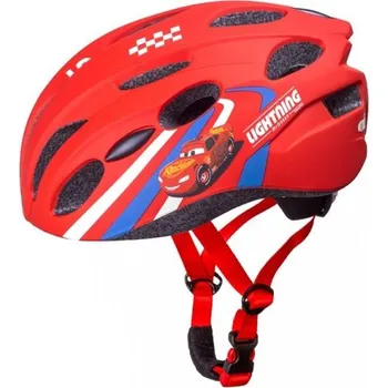 Cyklistická přilba Dětská helma na kolo Disney CARS UNI Červená